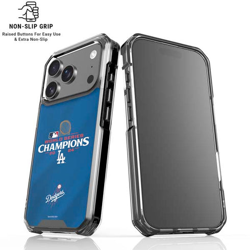 2024 World Series Champions Los Angeles Dodgers iPhone 17 Pro Max Clear Case